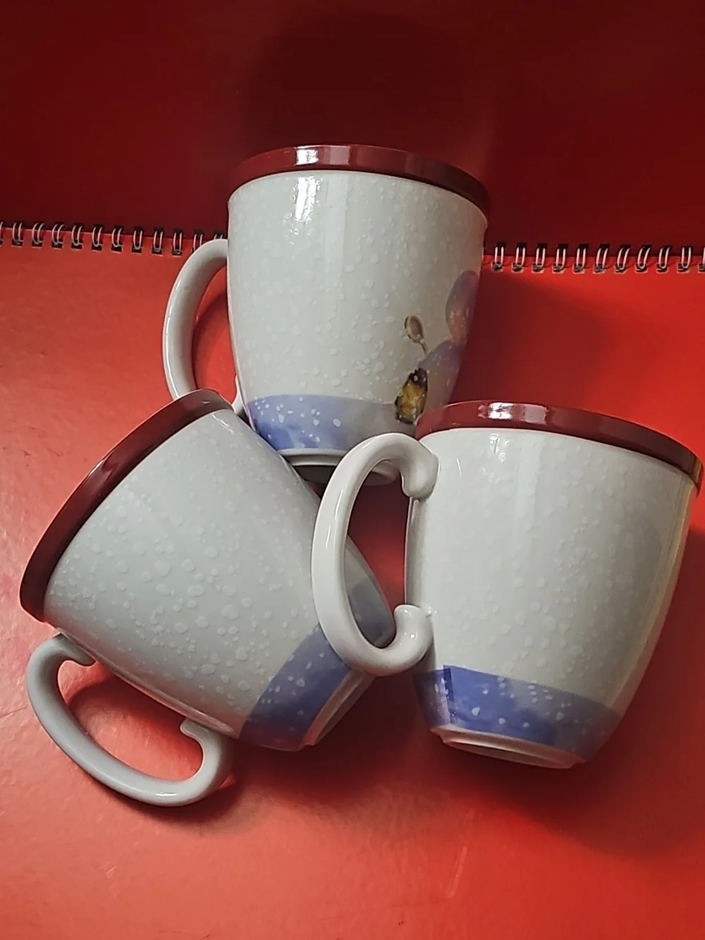 Williams Sonoma Red Nordic Elf Holiday Mug Gift Set